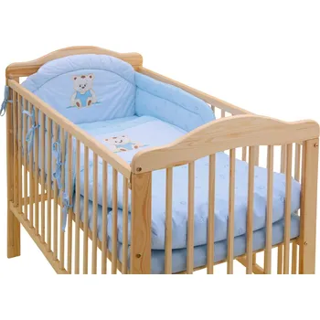 Povlečení Scarlett Méďa 3-dílné modré 100 x 135, 40 x 60 cm