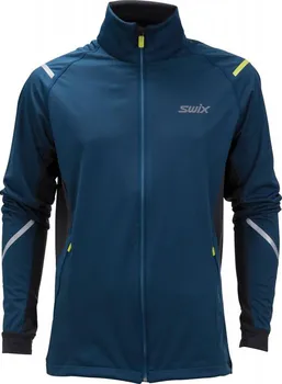 Pánská softshellová bunda SWIX Cross Jacket Windproof modrá