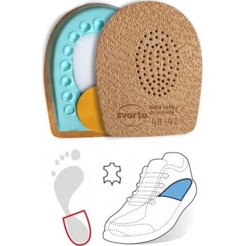 Vložka do bot SVORTO Podpatěnky pro patní ostruhu 046 vel.33-46, --- - 37-39