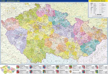 kniha Česká republika - administrativní mapa 1:500 tis. - Kartografie Praha