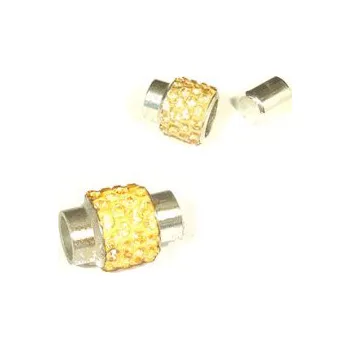 Magnetické zapínání vlepovací 7mm zlaté