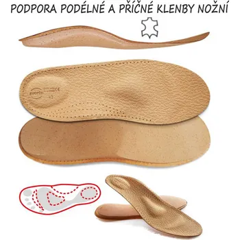 Vložka do bot SVORTO Vložky ortopedické 052 vel.36-47, --- - 46