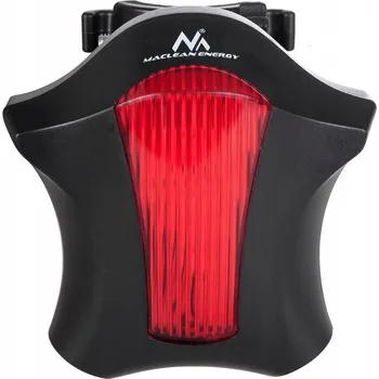 Cyklosvítilna MACLEAN ENERGY Zadní světlo na kolo 5x LED laserový obrys 7 režimů MCE208