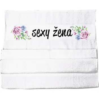 Ručník Sportovní ručník z mikrovlákna s potiskem Ručník Sexy žena