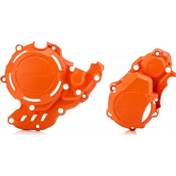 Auto-moto Sada kryt víčka spojky, zapalování a vodní pumpy ACERBIS pro KTM EXC-F 250/350 2017-2022 ORANŽOVÝ