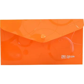 KARTON P+P Obálka s drukem, DL, NEO COLORI - oranžová