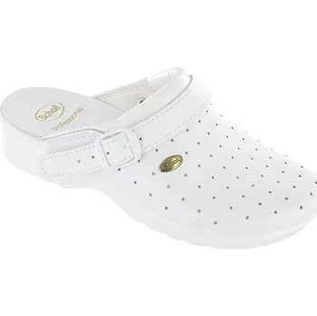 Dámská zdravotní obuv Scholl Clog Racy bílá