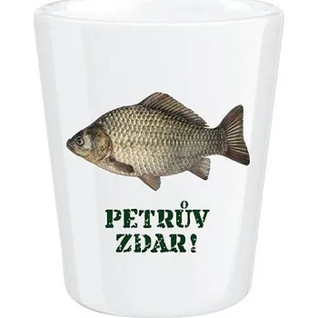 Sklenice Keramický panák pro rybáře - Petrův zdar II