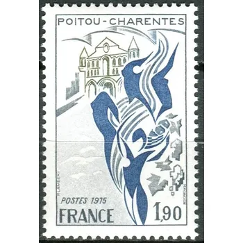 Poštovní známka Post France (1975) MiNr. 1944 ** - Francie - Regiony Francie - Poitou-Charentes