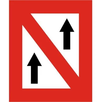 Dopravní značka Plavební znak A2 -Zákaz předjíždění 1000x1200mm