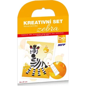 kreativní sada MFP kreativní set filcová technika Zebra