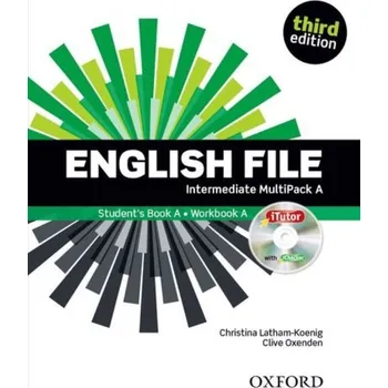 Anglický jazyk English File Intermediate MultiPack A Oxford