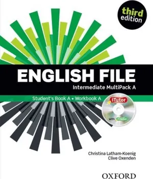 Anglický jazyk English File Intermediate MultiPack A Oxford