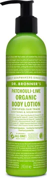 Tělové mléko Dr. Bronner's Tělové mléko Patchouli-Lime 240 ml