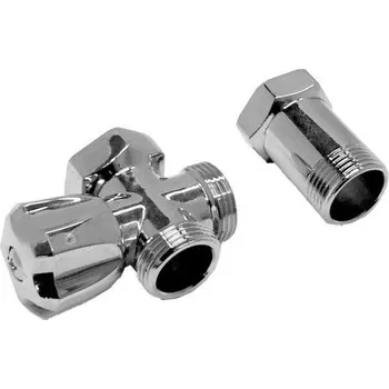 Ventil Pračkový ventil před nástěnnou baterii 3/4" x 3/4", chrom