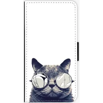 Pouzdro na mobilní telefon iSaprio Crazy Cat 01 pro Huawei P9 Lite Mini flipové