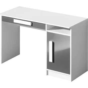 Psací stůl Nábytek Pyramida, s.r.o. Pracovní stůl GULLIWER 9 bílá/šedá lesk