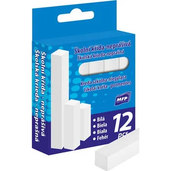 MFP Čtyřhranné křídy neprášivé 12 ks bílé MFP Čtyřhranné křídy neprášivé 12 ks bílé