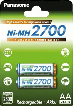 Článková baterie Panasonic NiMH AA 2 ks