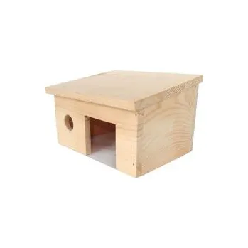 Truhlářství Zimný Domek pro křečka šikmá střecha 19 x 11 x 13,5 cm ZV 122