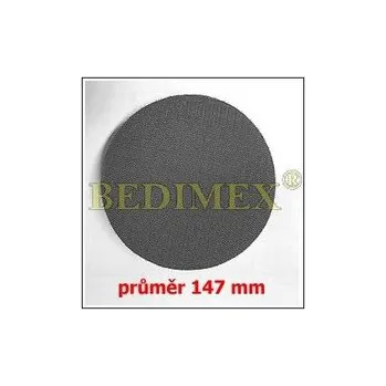 Zip samolepící suchý zip na brousící kotouče 147 mm, háček černý celé balení