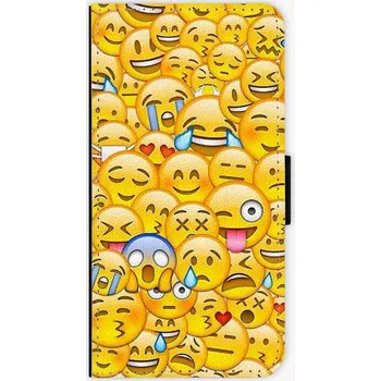 Pouzdro na mobilní telefon Recenze iSaprio Emoji pro Huawei P20 flipové