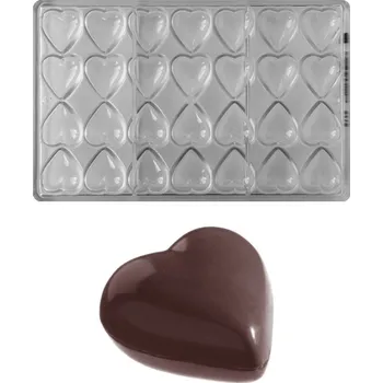 Forma na odlévání Forma na pralinky párovací (srdíčko 2x7,5g) 4x7 tvarů/forma
