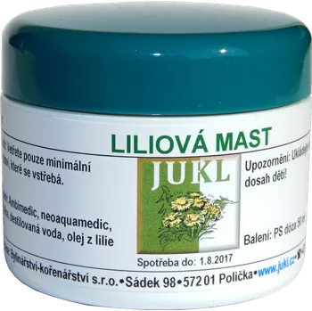 Bylinná léčivá mast JUKL Liliová mast 50 ml