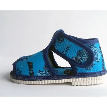 Chlapecké bačkory Chlapecké bačkůrky na suchý zip Čechtín - různé vzory Velikost: 11.5 (EU 17)