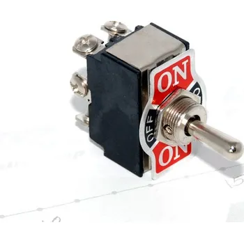 vypínač Grayston Letecký spínač třípolohový, šestipinový