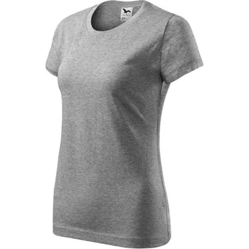 pracovní tričko MALFINI Triko BASIC LADY 160g, různé barvy Velikost L tmavě šedý melír