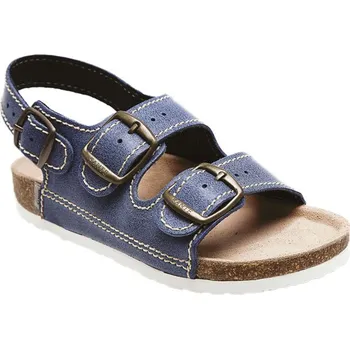 Dětská sportovní obuv Dětské zdravotní PANTOFLE S PÁSKEM Santé - modré Velikost obuvi: 28