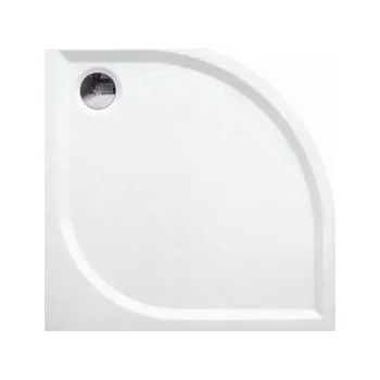 Sprchová vanička ROSS Čtvrtkruhová sprchová vanička KR80 z litého mramoru 80x80 cm s protiskluzovou úpravu