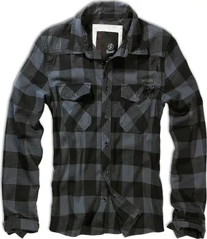 Pánská košile Brandit Check Shirt šedá/černá