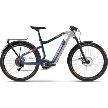 Elektrokolo Haibike Xduro Adventr 5.0 i630 Wh 27,5" Flyon bílé/modré/oranžové 2019