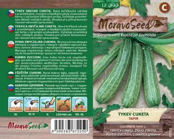Semeno Moravo seed Tapir tykev cuketa 12 ks