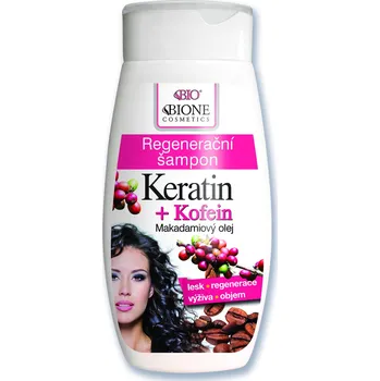 Šampon Bione Cosmetics Keratin + Kofein regenerační šampon
