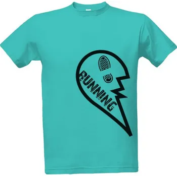 Tričko s potiskem Párové tričko "run" pro něj pánské