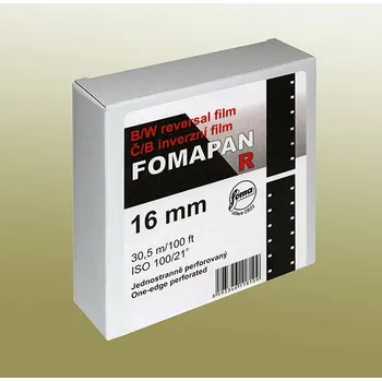 Fomapan R 100 16mm x 30.5m double perforated, Movie films, Super 8 to  35mm, Film