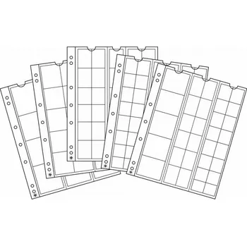 Obal pro sběratelský předmět Leuchtturm Optima listy Sort sestava mincovních listů