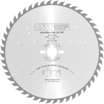 Pilový kotouč CMT Industrial C29404810M 254 mm
