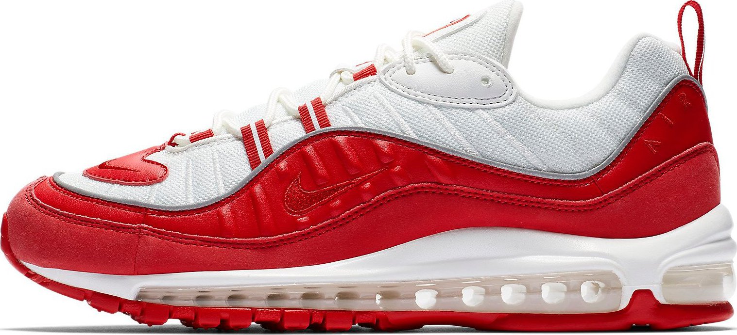 nike air max 98 university red & summit white