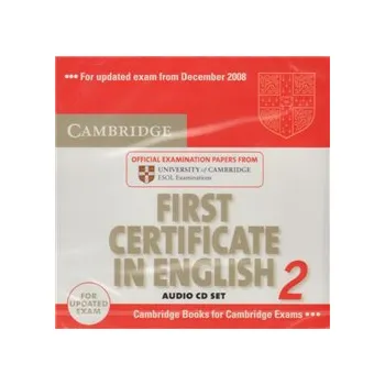 Anglický jazyk Cambridge First Certificate in English 2 for Updated Exam Audio CDs