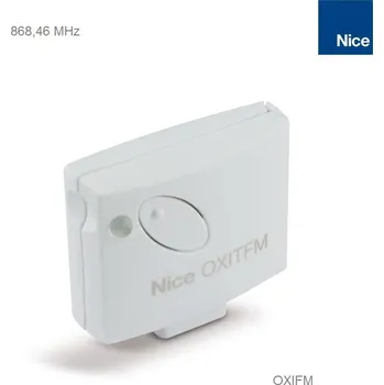 Pohon brány NICE OXIFM - zásuvný přijímač na frekvenci 868.46MHz