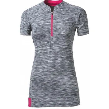 Dámské termoprádlo Progress Kuga černý melír/růžové