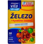 Maxi Vita Železo + kyselina listová 30 tbl.