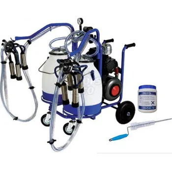 Mobilní dojení na dvě konve, dojení pro krávy, konev na dojení plast