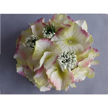 umělá květina Hortenzie vazbovka L036/ CREAM PINK GR.
