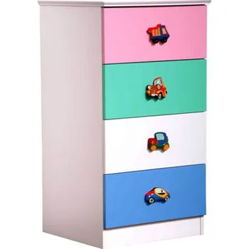 Dětská skříň IBA Nábytek Komoda do dětského pokoje Klára 4