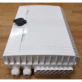 Racková skříň W16XXX00 Optický rozvaděč pro 16 SC/LC duplex/E2 spojek, 24 svárů, uzamykatelný, IP65, bílý